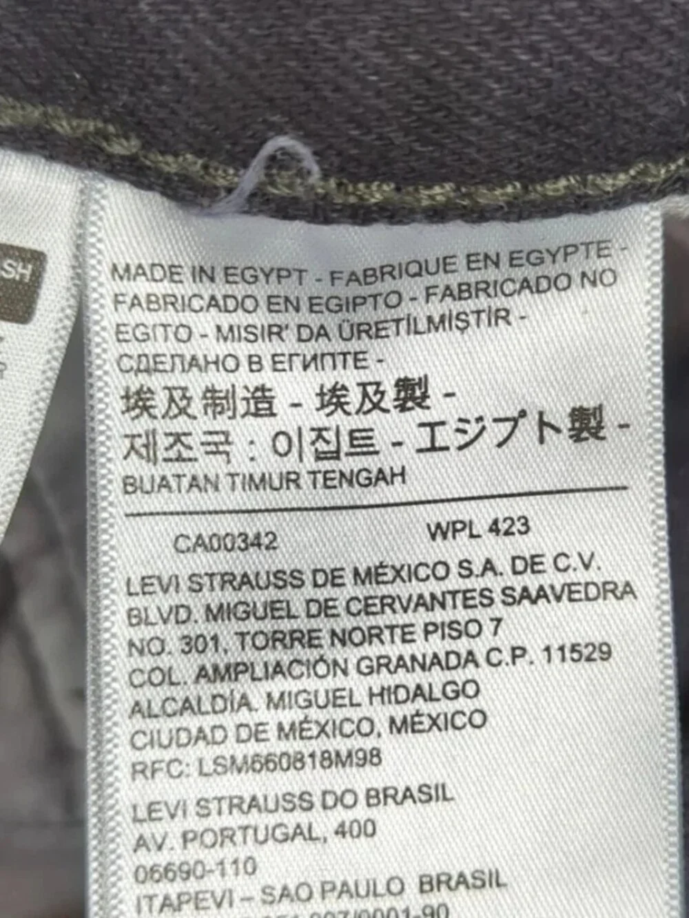 Levis 501 Jeans Men 34x32 (Fit 34x31) Black Original Fit Straight Leg Button Fly